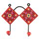 Red Wheel Flower Ceramic Tile Wall Hook Online